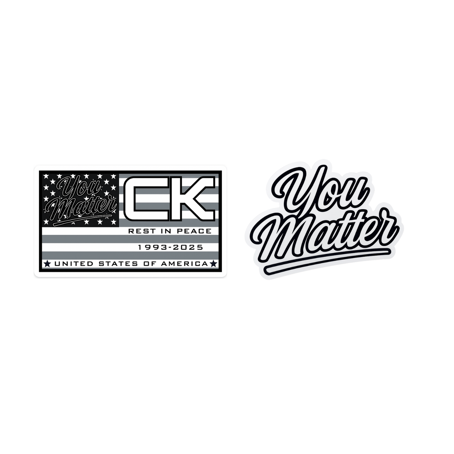 CK 1993-2025 2-PACK STICKER COMBO