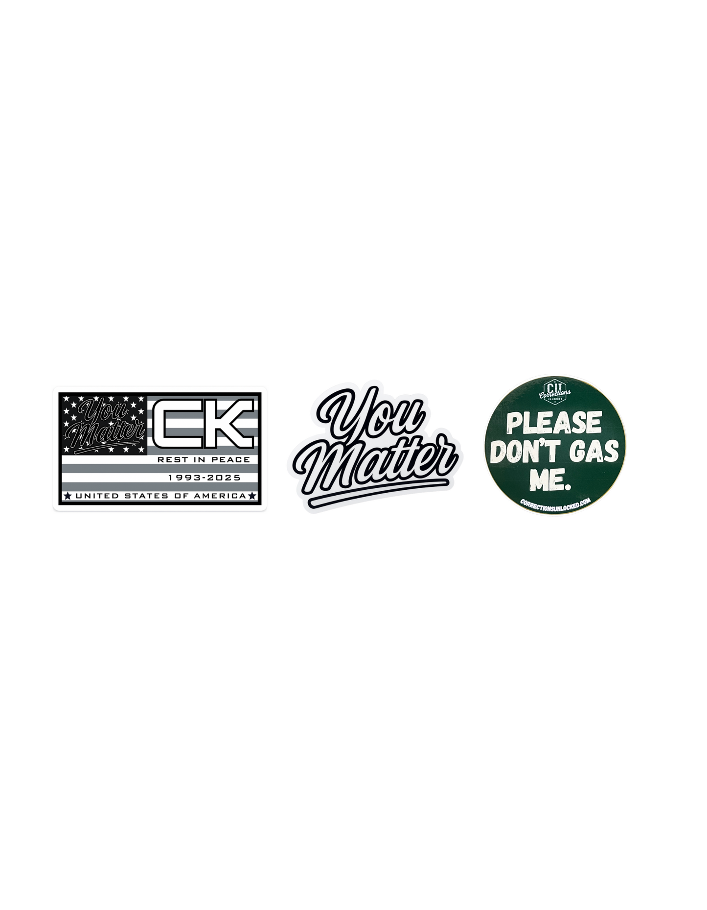 CU 3-PACK STICKER COMBO