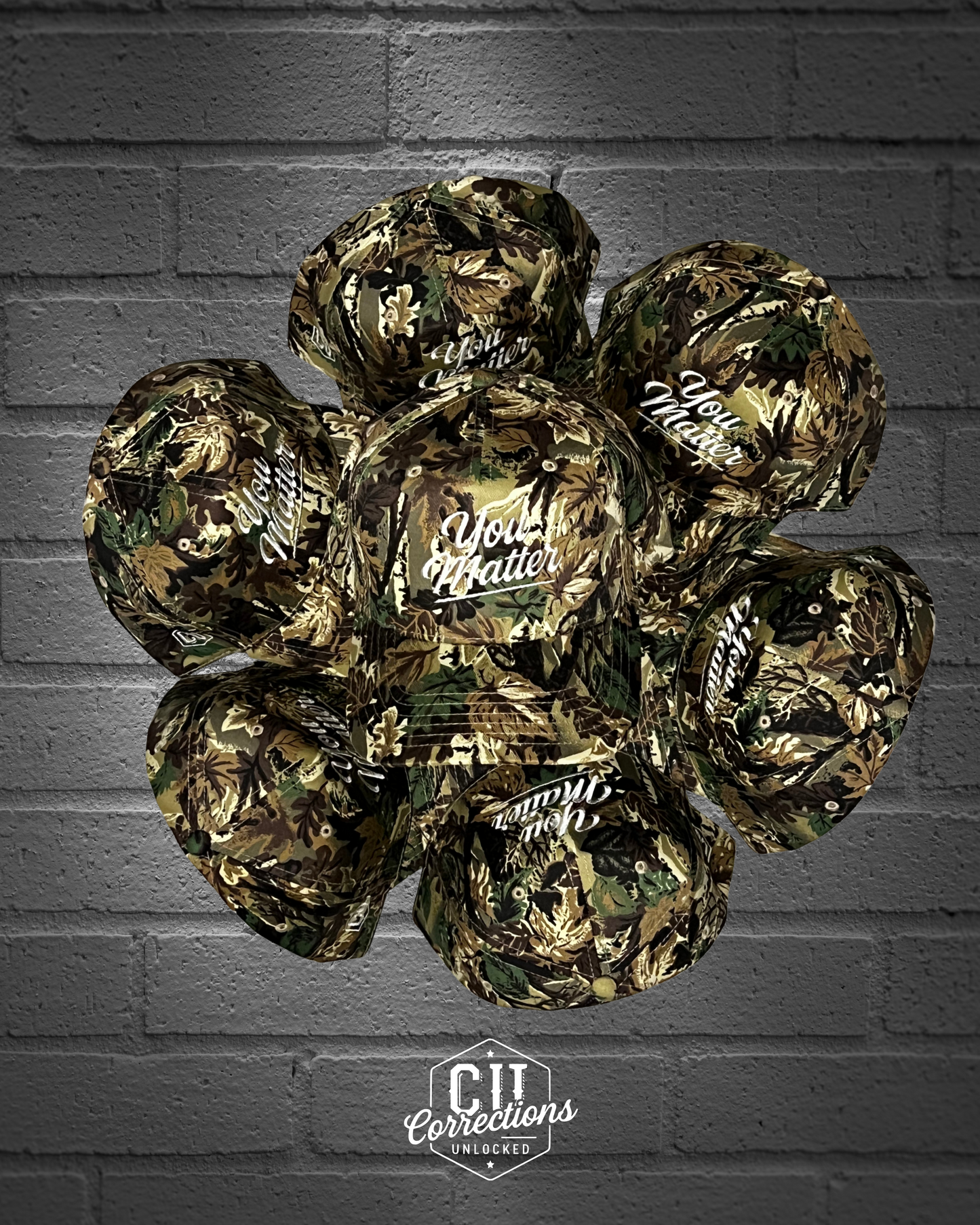 Corrections Unlocked – Camo Snapback Hat