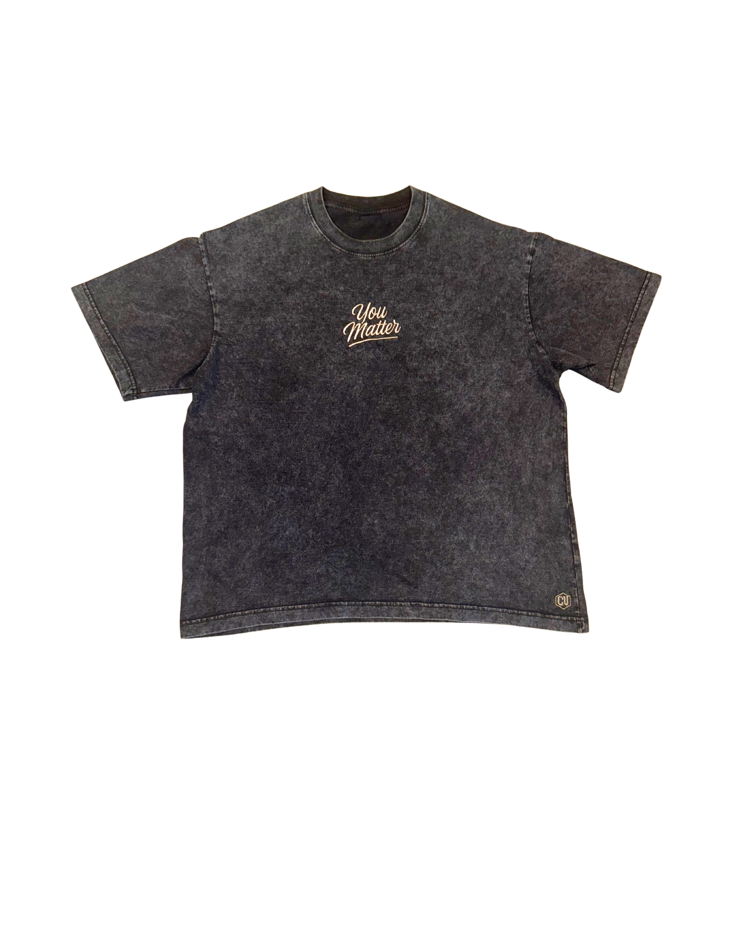 “You Matter” Vintage Wash Tee- Embroidered